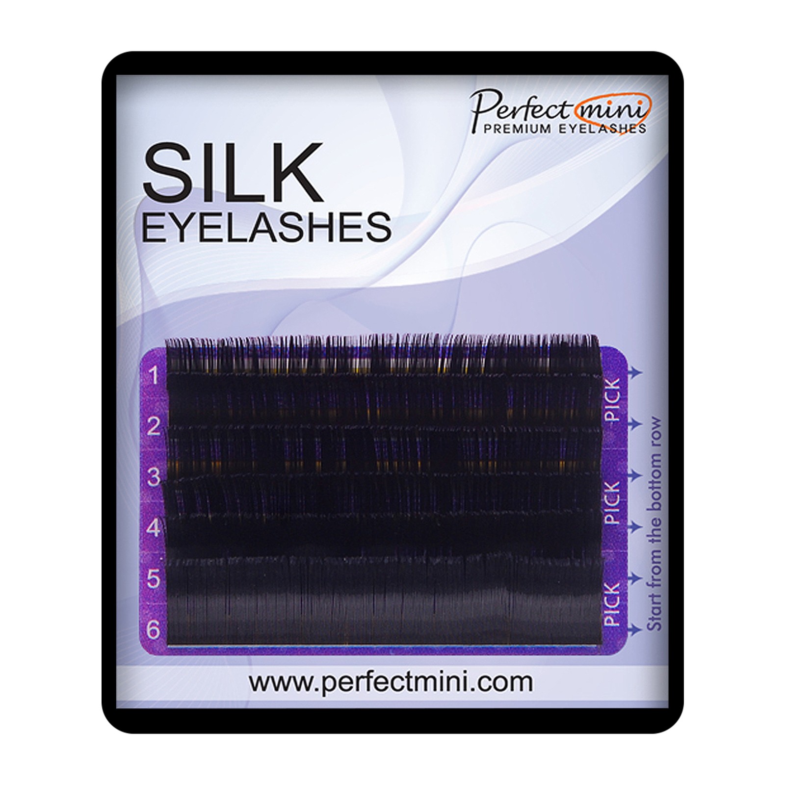 Premium Silk Lashes Extreme -  16mm, D, 0,10mm